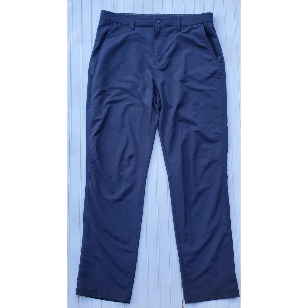 Alpine Design Mens Hiking Pants 36x32 Navy Blue Stretch Outdoor Trekking Pant